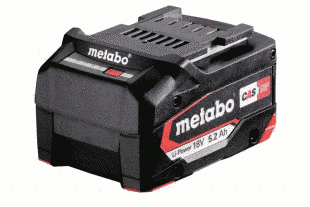 Акумулятор METABO Li-Power 18 V 625028000 (18В 5.2Аг) 625028000 фото