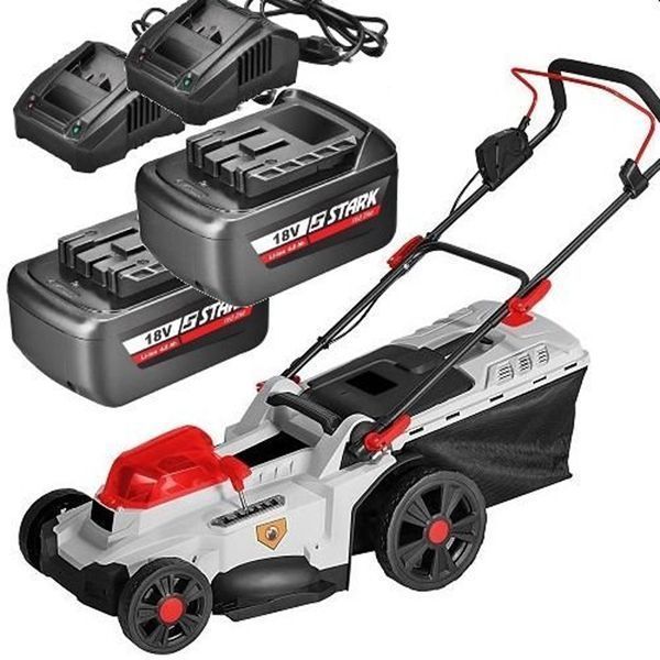 Газонокосарка акумуляторна STARK BLM-36-430 Set (2акум.18В 4Аг/2 зарядки/безщіткова) 310100002.promo1 фото