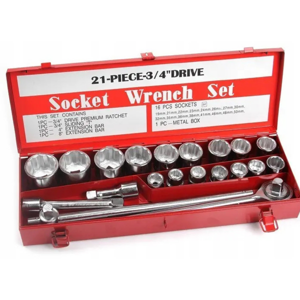 Набор инструментов 21шт. E.C. MARPOL M58250 (3/4"/12-ти гранные) M58250 фото