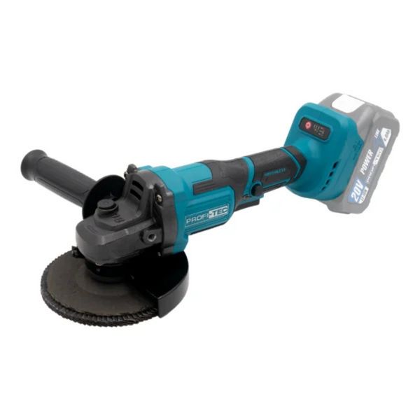 Шлифмашина угловая PROFI-TEC DGA202BL 006296 (2акум.20В 4Ач/зарядный/кейс) 006296 фото