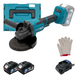 Шлифмашина угловая PROFI-TEC DGA202BL 006296 (2акум.20В 4Ач/зарядный/кейс) 006296 фото 1