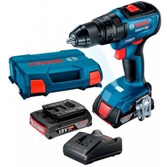 Шуруповерт аккумуляторный BOSCH GSB 18V-50 (2акум.18В 2Ач/зарядка/кейс) 3601JH5100 фото