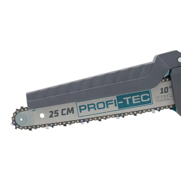 Пила цепная аккумуляторная PROFI-TEC PCS0920 007645 (1 аккум. 20В 4Аг/зарядное устройство/кейс/25см) 007645 фото