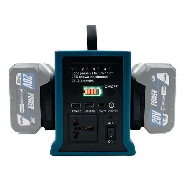 ІНВЕРТОР напруги акумуляторний PROFI-TEC PCB3320V(20В/330 Вт/каркас) W00012953 фото