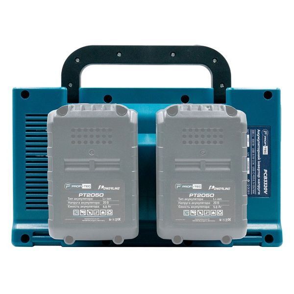 ІНВЕРТОР напруги акумуляторний PROFI-TEC PCB3320V(20В/330 Вт/каркас) W00012953 фото