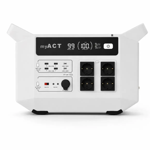 Станція зарядна MYACT AP2200 (2200Вт/2160Вт*год) AP2200 фото
