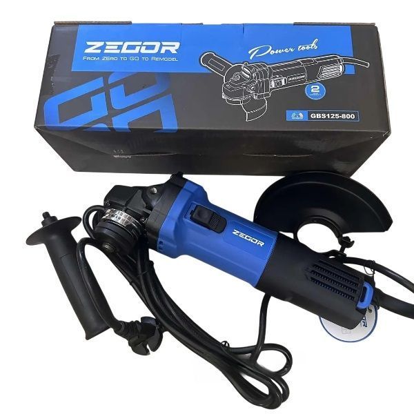 Шлифмашина угловая 125мм ZEGOR GBS125-800 GBS125-800 фото