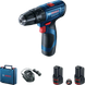 Шуруповерт аккумуляторный BOSCH GSB 120-LI ударный 06019G8100 фото 1