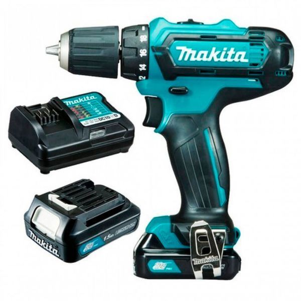 Шурупокрут акумуляторний MAKITA DF331DWYE (2акум.10.8В 1.5А/слайдер/зарядка/кейс) DF331DWYE фото