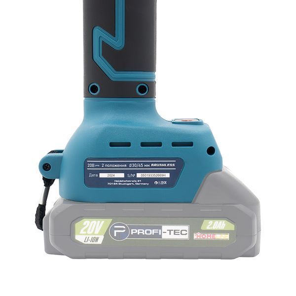 Секатор PROFI-TEC HES20BL (2акум.20В 2Аг/зарядний/кейс) 006307 фото