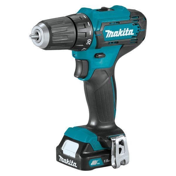 Шуруповерт аккумуляторный MAKITA DF333DWYE (2 аккумулятора 12В 1,5Ач слайдер/зарядное устройство/кейс) DF333DWYE фото