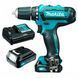 Шурупокрут акумуляторний MAKITA DF331DWYE (2акум.10.8В 1.5А/слайдер/зарядка/кейс) DF331DWYE фото 2