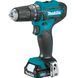 Шурупокрут акумуляторний MAKITA HP333DWAE (2акум.12В 2Аг слайдер/зарядний/кейс) HP333DWAE фото 1