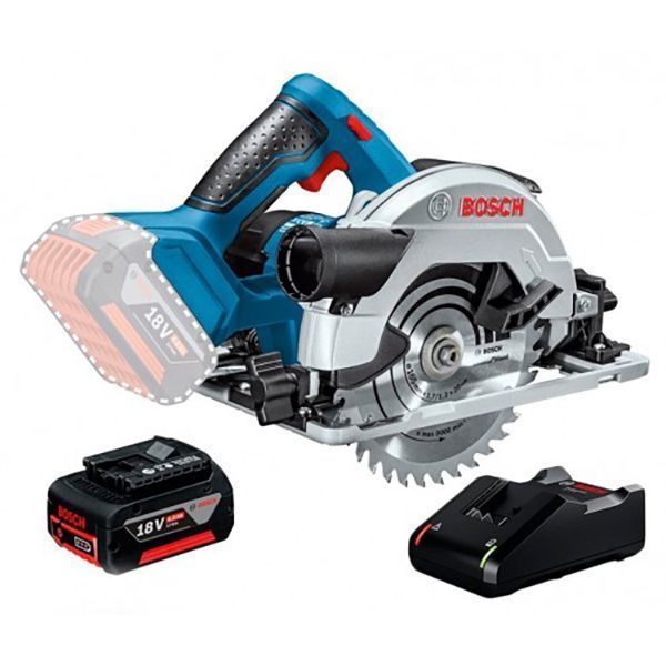 Пила дискова акумуляторна BOSCH GKS 18V-57 (1акум.18В 4Аг/зарядка) 0615099M42 фото