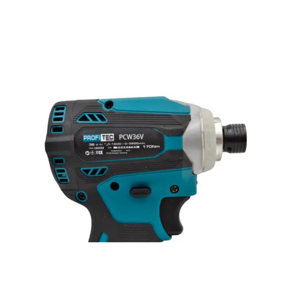 Шурупокрут акумуляторний імпульсний PROFI-TEC PCW36V (18В/каркас/170Нм) PCW36V фото