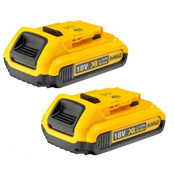 Набор аккумуляторный DEWALT DCK2020P2T (DCD791/DCG405/2ак.18В 5Аг/зарядное/кейс) DCK2020P2T фото