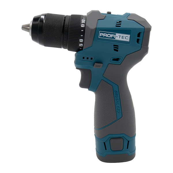 Шуруповерт акумуляторний PROFI-TEC PPCD5516 (2 акумулятори 16В 2Аг/зарядний/кейс) 007152 фото