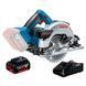 Пила дискова акумуляторна BOSCH GKS 18V-57 (1акум.18В 4Аг/зарядка) 0615099M42 фото 1