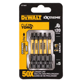 Бита T20*57 мм DEWALT (5 шт.) DT7395T DT7395T фото