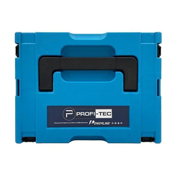 Шлифмашина угловая аккумуляторная PROFI-TEC DGA36Y (2акум.18В 5Ач/зарядка/кейс) DGA36Y фото