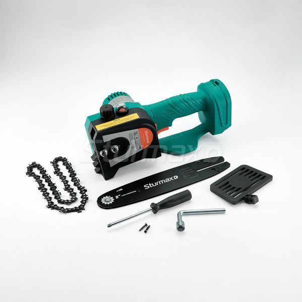 CCM9902CR Пила ланцюгова акумуляторна 8",20В, без акум. та зарядки Sturmax CCM9902CR фото