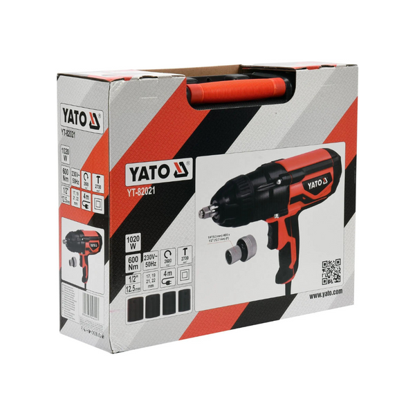 Гайкокрут мережевий YATO YT-82021 (1020Вт/600Нм) YT-82021 фото