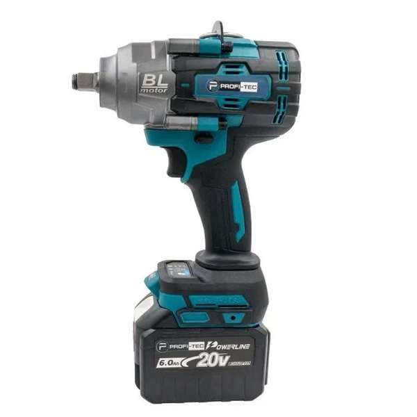 Гайкокрут акумуляторний PROFI-TEC PTW1002BL 006653 (2акум.20В 4Аг PT2040EP/зарядний/кейс/1000Нм) 006653 фото
