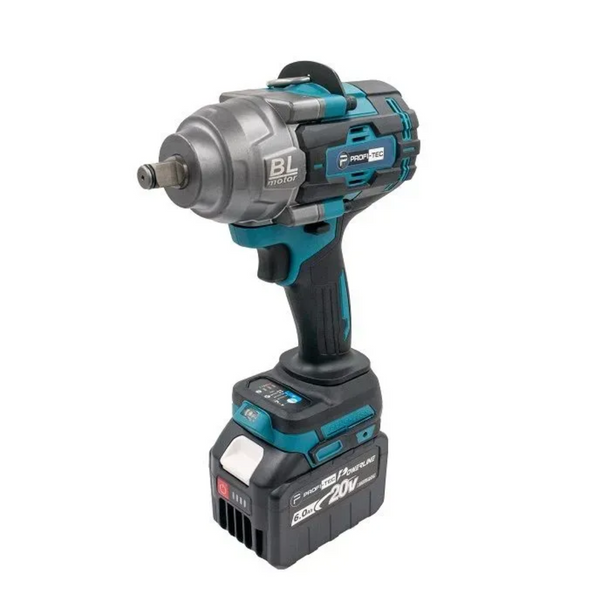 Гайкокрут акумуляторний PROFI-TEC PTW1002BL 006653 (2акум.20В 4Аг PT2040EP/зарядний/кейс/1000Нм) 006653 фото
