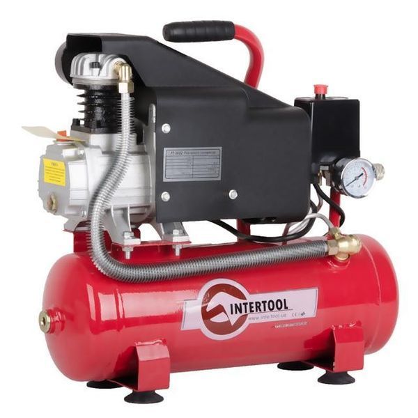 Компресор 9л INTERTOOL PT-0002 (0.75кВт/160л/хв) PT-0002 фото