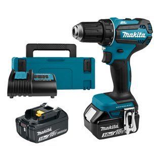 Шуруповерт аккумуляторный MAKITA DDF485SFJ (2 аккумулятора 18 В 3 Ач/зарядное устройство/кейс) DDF485SFJ фото