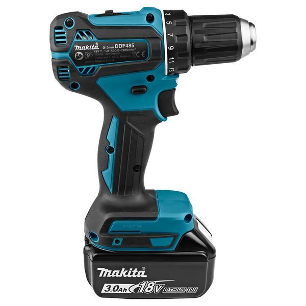 Шуруповерт аккумуляторный MAKITA DDF485SFJ (2 аккумулятора 18 В 3 Ач/зарядное устройство/кейс) DDF485SFJ фото