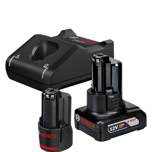 Набір акумуляторний BOSCH 1600A01NC9 (2акум.12В 2Аг+4Аг/зарядний GAL12V-40) 1600A01NC9 фото
