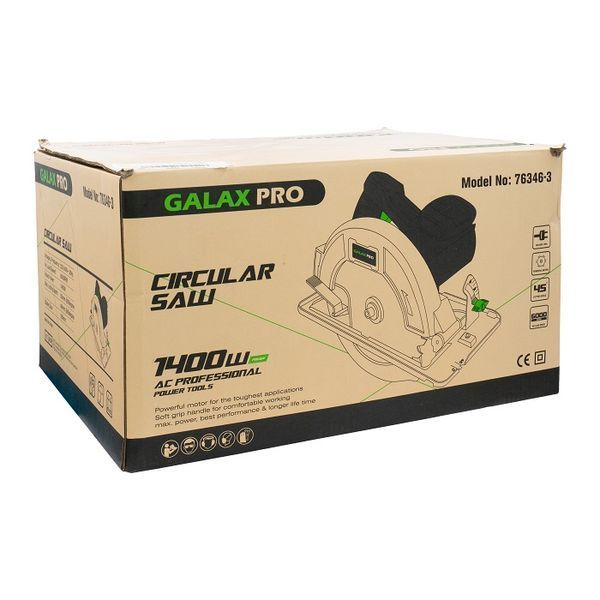 Пила дисковая GALAX PRO 76346-3 (185мм/1400Вт) W00014622 фото