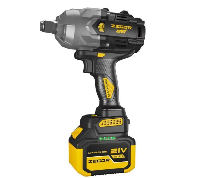 Гайкокрут ZEGOR SDPP-21BL-1100 (1акум.21В 6Аг/зарядний/кейс/1100Нм) SDPP-21BL-1100 фото