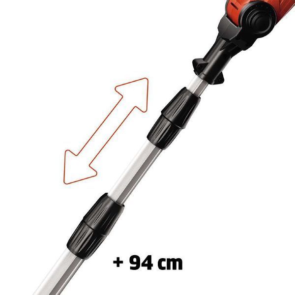 Кусторез аккумуляторный EINHELL GE-HH 18/45 LiT-Solo телескопическая штанга 3410866 фото