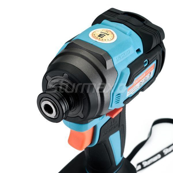 CDM3204CRI Аккумуляторный шуруповерт 20 В, 230 Нм, 1/4", без аккумулятора и зарядного устройства Sturmax CDM3204CRI фото