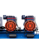 Компресор 100л ENERSOL ES-AC885-100-4OF (3.36кВт/885л/хв /4 циліндра/безмасляний) ES-AC885-100-4OF фото 5