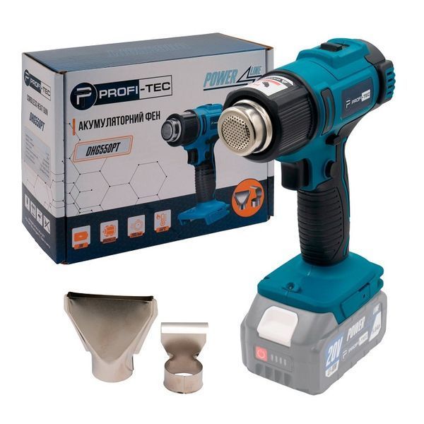 Фен аккумуляторный PROFI-TEC DHG550PT (каркас) W00012968 фото