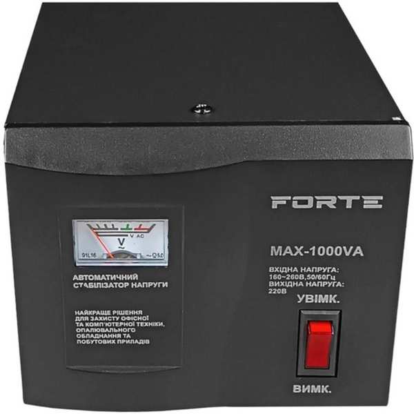 Стабілізатор напруги FORTE MAX-1000VA MAX-1000VA фото