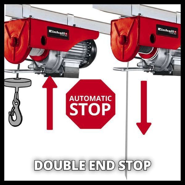 Тельфер електричний 125/250кг EINHELL TC-EH 250 (450Вт) 2255130 фото