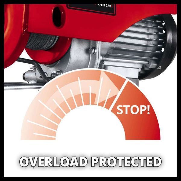 Тельфер електричний 125/250кг EINHELL TC-EH 250 (450Вт) 2255130 фото