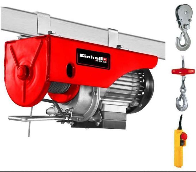 Тельфер електричний 125/250кг EINHELL TC-EH 250 (450Вт) 2255130 фото
