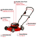 Аккумуляторная газонокосилка EINHELL GE-CM 36/48 Li M-Solo 3413054 фото 8