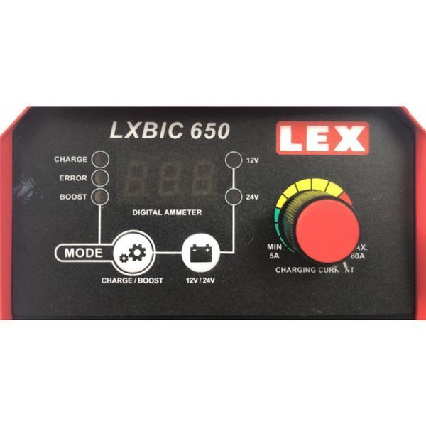 Пристрій пуско-зарядний LEX LXBIC650 інверторне LXBIC650 фото