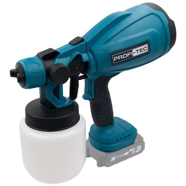 Краскопульт PROFI-TEC PSG80020 006610 (2акум.20В 2Ач/зарядный) 006610 фото