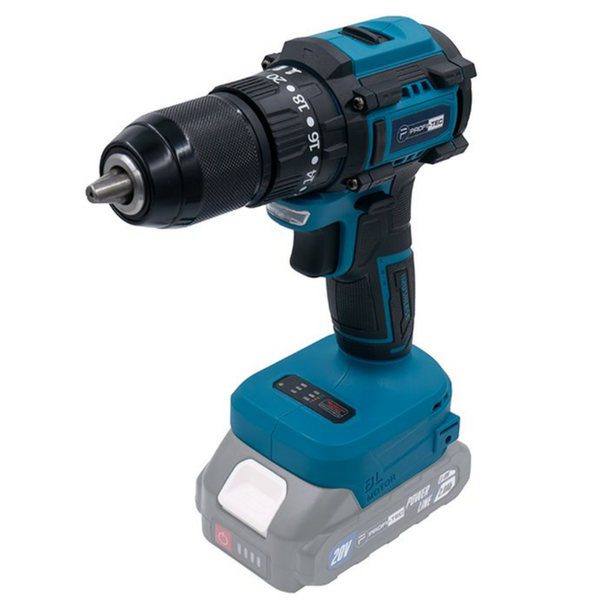Шурупокрут акумуляторний PROFI-TEC PCD5220BL (2акум.20В 2Аг/зарядний/кейс) 006294 фото