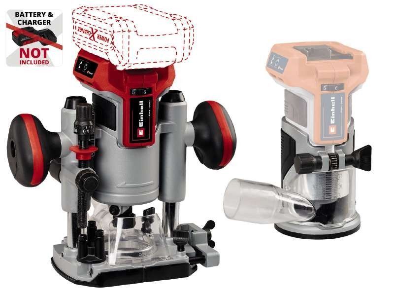 Фрезер аккумуляторный EINHELL TP-RO18 set LiBl-Solo 4350410 фото