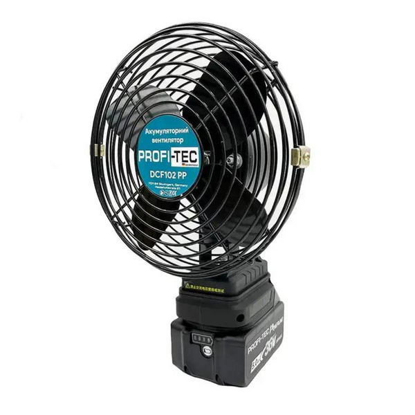 Вентилятор аккумуляторный PROFI-TEC DCF12PP solo DCF102PP фото