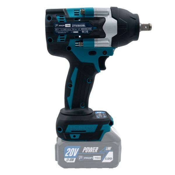 Набір акумуляторний PROFI-TEC Combo Set 3/4 (DHP485/DTW800BL/PGA202BL/2акум.20В 4Аг/зарядний/кейс) 006301 фото
