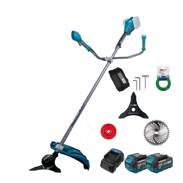 Триммер аккумуляторный PROFI-TEC PGT4540 007039 (2 аккум. 20В 4Аг/зарядное устройство) 007039 фото